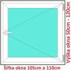 Plastov okna O SOFT rka 105 a 110cm